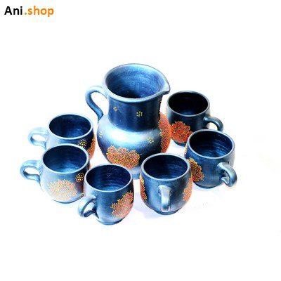 ست پارچ و لیوان رنگی کدDKO-164