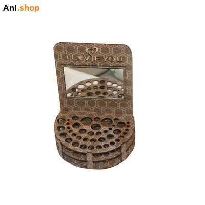 استند لوازم آرایشی طرح ای لاو یو