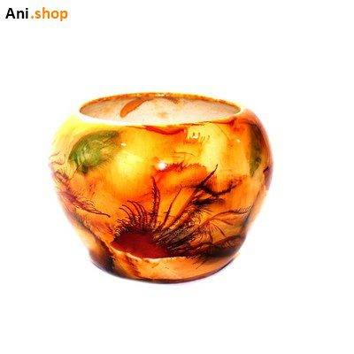 گلدان پر طاووس سرامیکی کد196