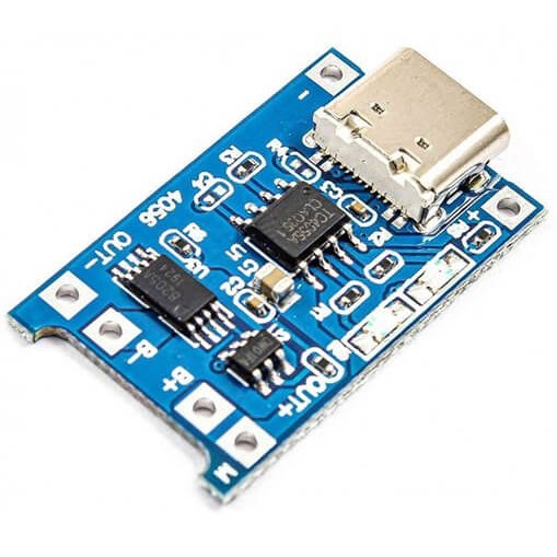 ماژول شارژر باتری لیتیومی با سوکت تایپ سی