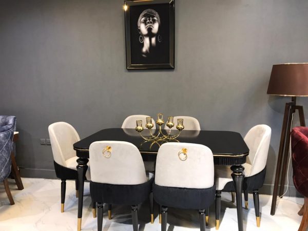 ناهار خوری مدل پاریس 6 نفره