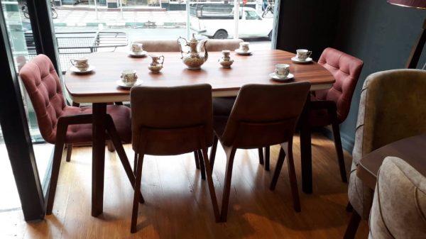 ناهار خوری 4 نفره وکیوم چوب روس