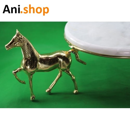 استند اسب یورتمه برنجی کد AM9 - Image 3