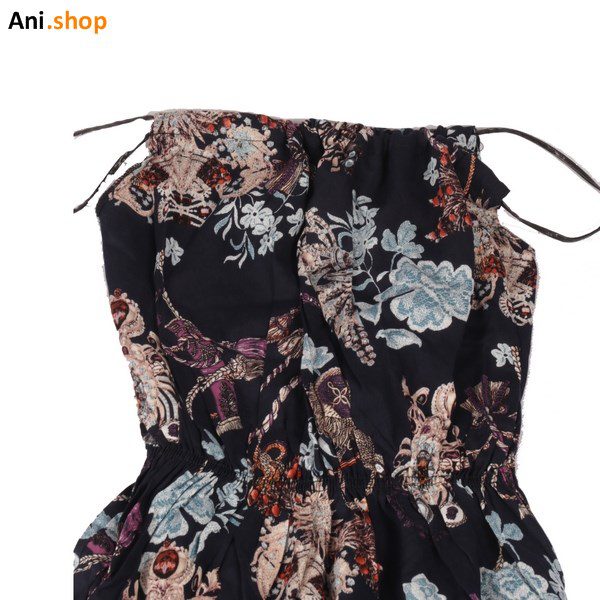 پیراهن ساحلی نخی زنانه