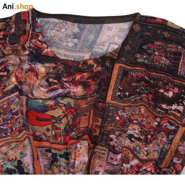 پیراهن ساحلی آستین کوتاه