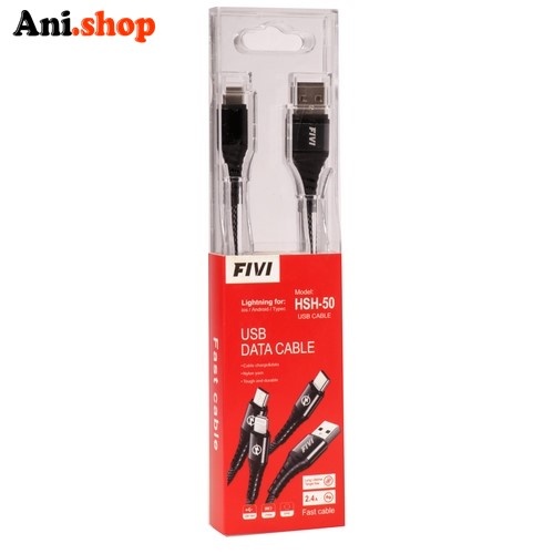 کابل فست شارژ مدل FIVI تایپ سی - Image 5