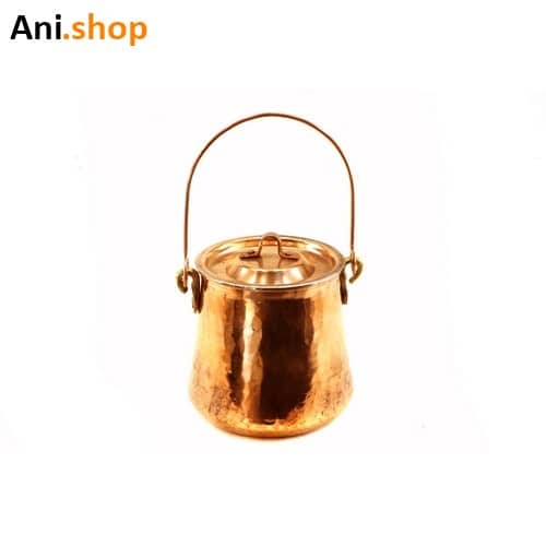 دیگ دیزی خوری مسی چکشی2نفره کد42