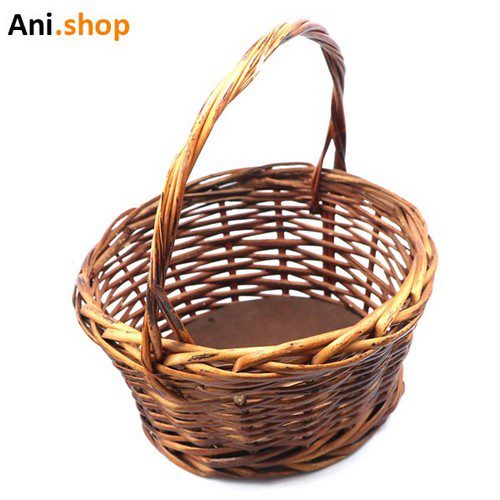 سبد حصیری گل