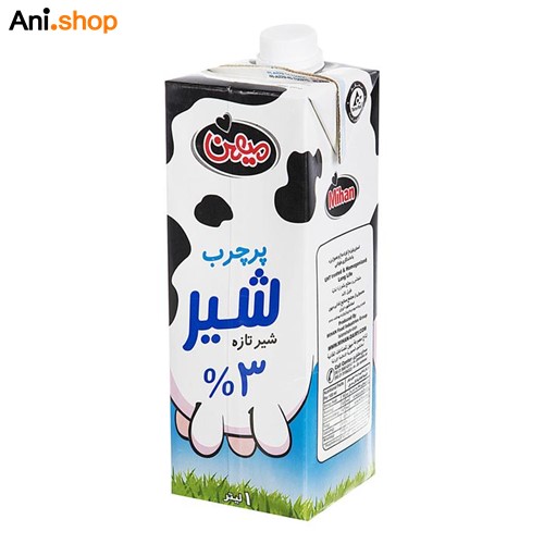 شیر کاکائو اسکوئر میهن ۱ لیتری