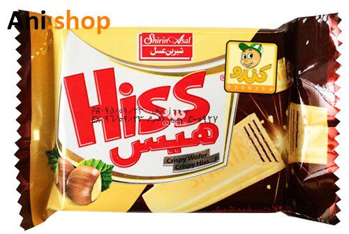 شکلات هیس فندقی 21 گرم کد F123