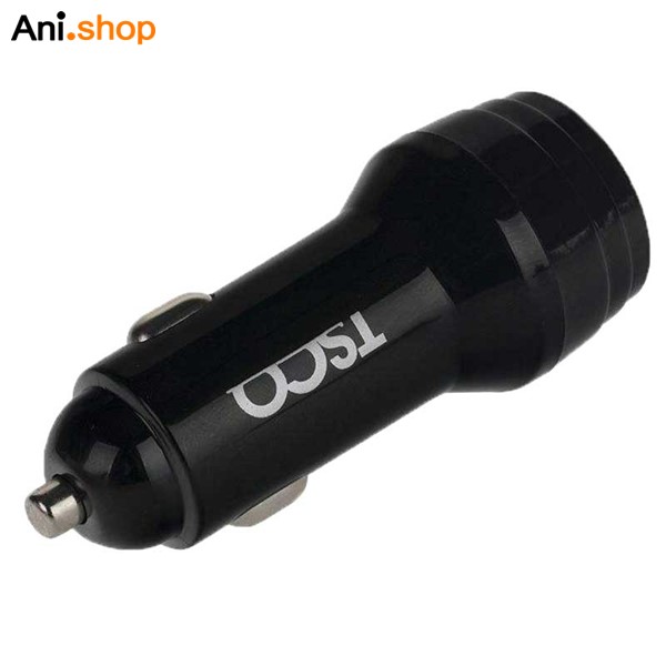 شارژر فندکی 2 پورت 2 آمپر جنس خوب مدل TSCO TCG22 باکابل کد 902