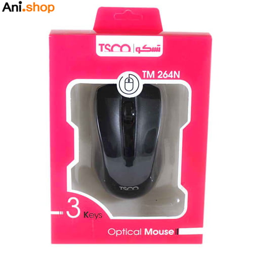 ماوس با سیم تسکو مدل TM 264N کد14