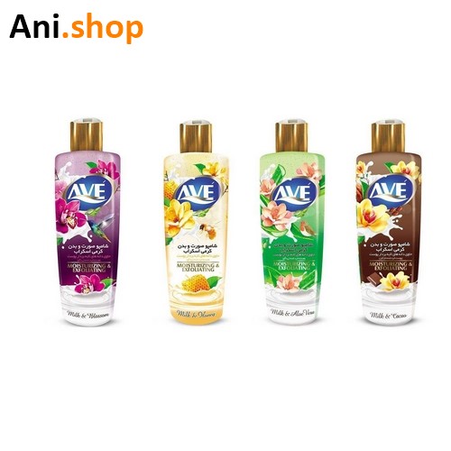 شامپو صورت و بدن کرمی اسکراب اوه 400 میلی لیتر