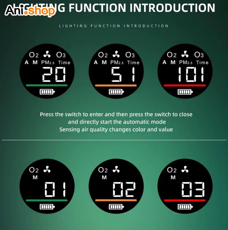 تصفیه ساز هوا Air Purifier مدل K10 - Image 19