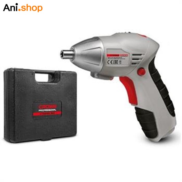 پیچ گوشتی شارژی 4 میلی متر 3.6 ولت چپ گرد راست گرد باطری لیتیم آیون کد CT22023