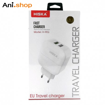 شارژر دو تیکه میکرو هیسکا مدل H-111Q کد 26
