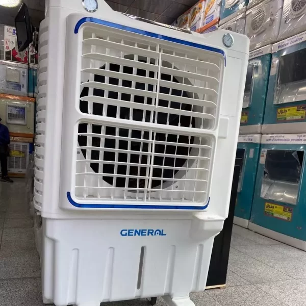 کولر پرتابل سلولزی ایستاده جنرال چرخ دار و دارای باکس یخ