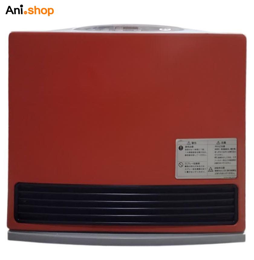 بخاری ژاپنی گازی فن دار بدون دودکش 3500 مناسب 50 الی 60 متر رنگ قرمز - Image 3