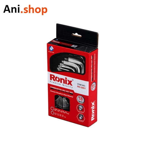 ست آلن کوتاه ترکیبی 18 عددی کد RH-2051