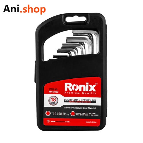 ست آلن بلند ترکیبی 18 عددی کد RH-2052