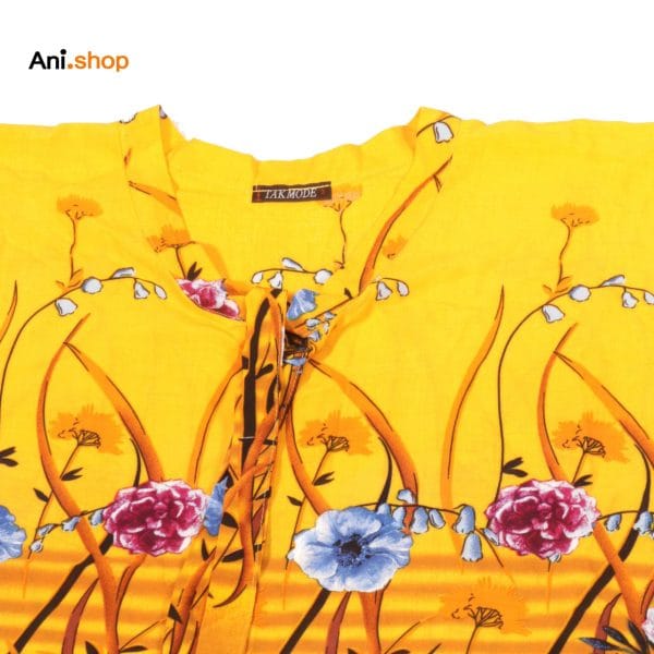 بلوز نخی آستین کوتاه زنانه