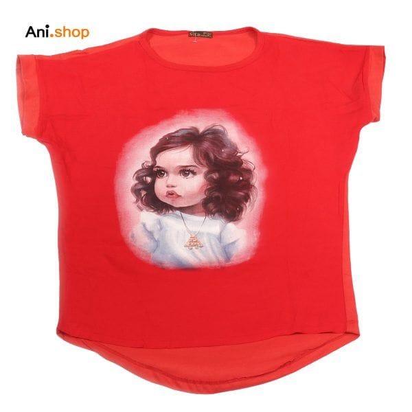 تی شرت طرح دختربچه