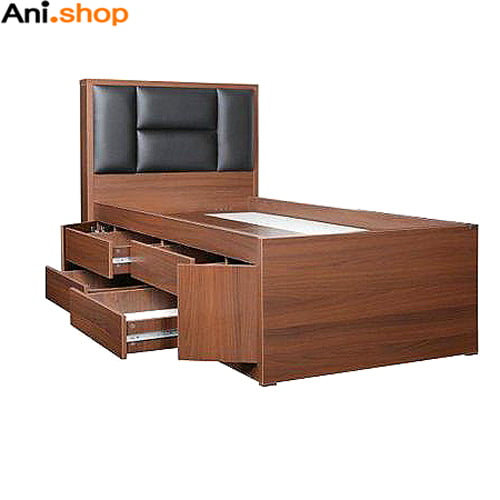 تخت خواب تک نفره کشودار رادین عرض ۹۰ کد Y3