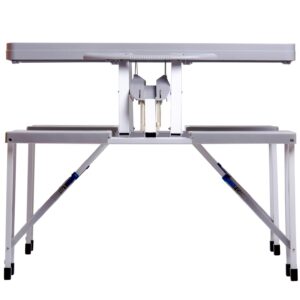 میز و صندلی 4 نفره تاشو همسفر رنگ طوسی