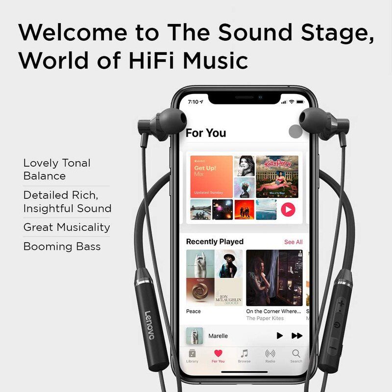 هندزفری بیسیم بلوتوثی لنوو مدل HE05 (اصلی)