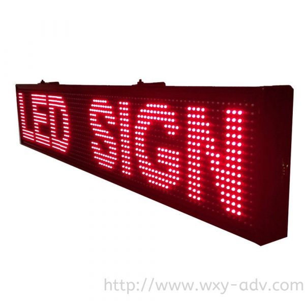 تابلو روان LED سایز 42X106 سانت CSA اصلی قرمز - Image 2