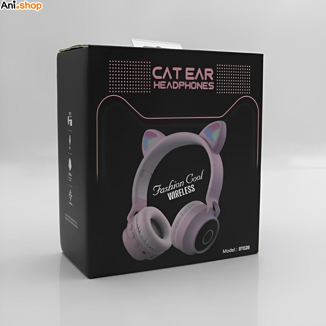 هدفون بلوتوثی مدل گربه ای کد YPPK-BT028 - Image 3