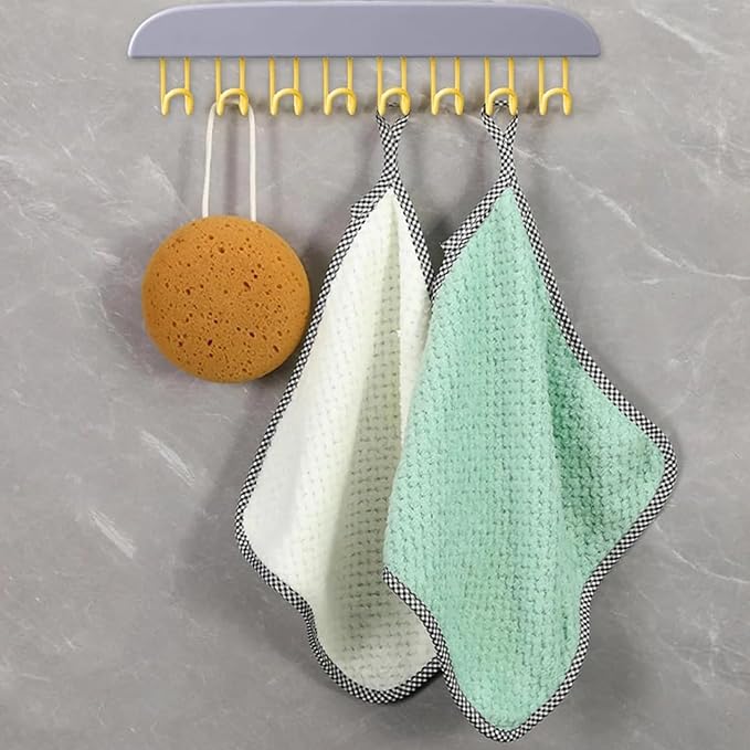 آویز چند کاره چسبی 8 شاخه