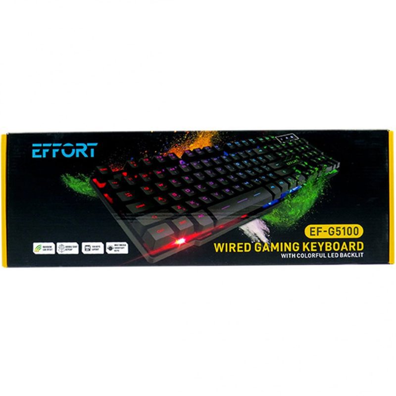 کیبورد باسیم گیمینگ وان مکس One Max G5200 RGB ا ONE MAX G5200 RGB