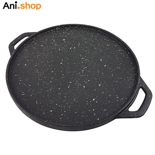 تابه گریل چدن گرد بزرگ باچوب مدل UN-6001 کد 277 - Image 3
