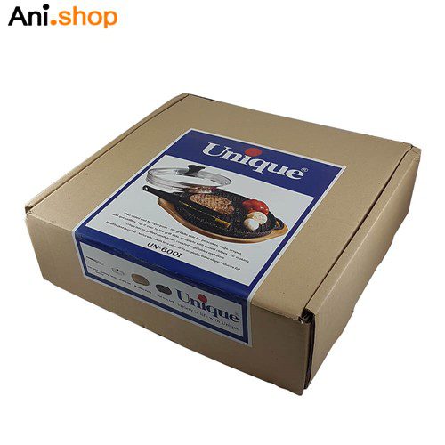 تابه گریل چدن گرد بزرگ باچوب مدل UN-6001 کد 277 - Image 4