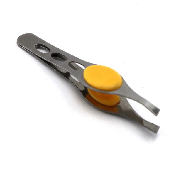 مو چین انبری دکمه دار