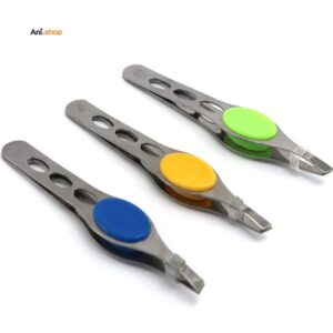 مو چین انبری دکمه دار