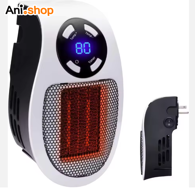 فن هیتر ریموت دار مدل دیواری تایمر دار 800W - Image 8