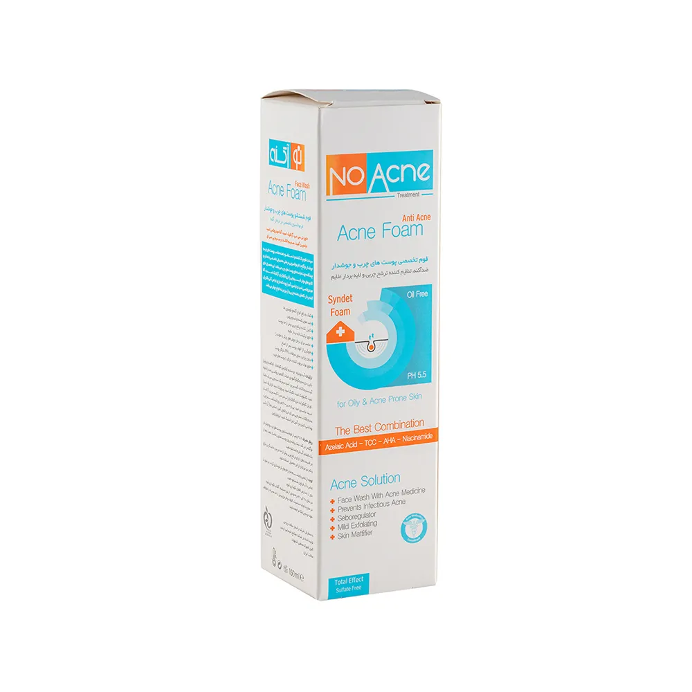فوم شستشو تخصصی نو آکنه مدل Acne Solution مناسب پوست چرب و جوش دار حجم 150 میلی لیتر - Image 3