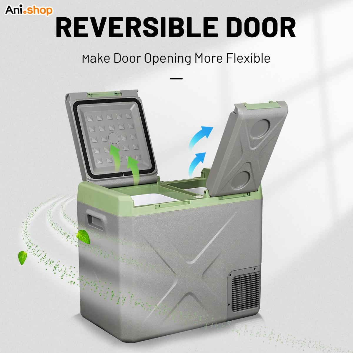 یخچال خودرو قابل حمل Alpicool OEM ODM XD45 کمپرسور nhv دیجیتال ۱۲ ولت، یخچال فریزر مسافرتی - تصویر 5