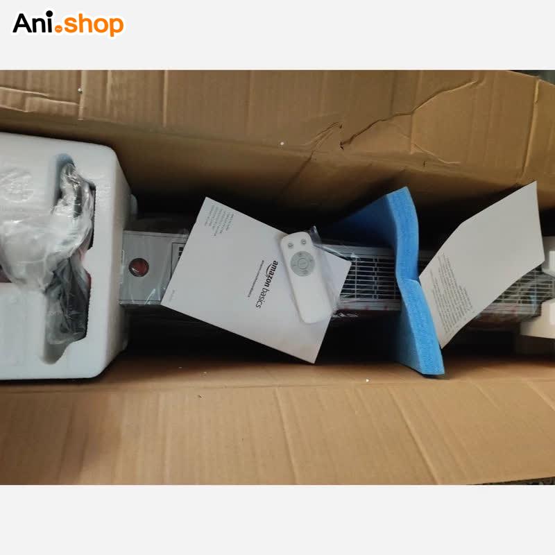 بخاری برقی ایستاده آمازون بیسیکس قابلیت پنکه دارای فیلتر تصفیه هوا ریموت دار - تصویر 5