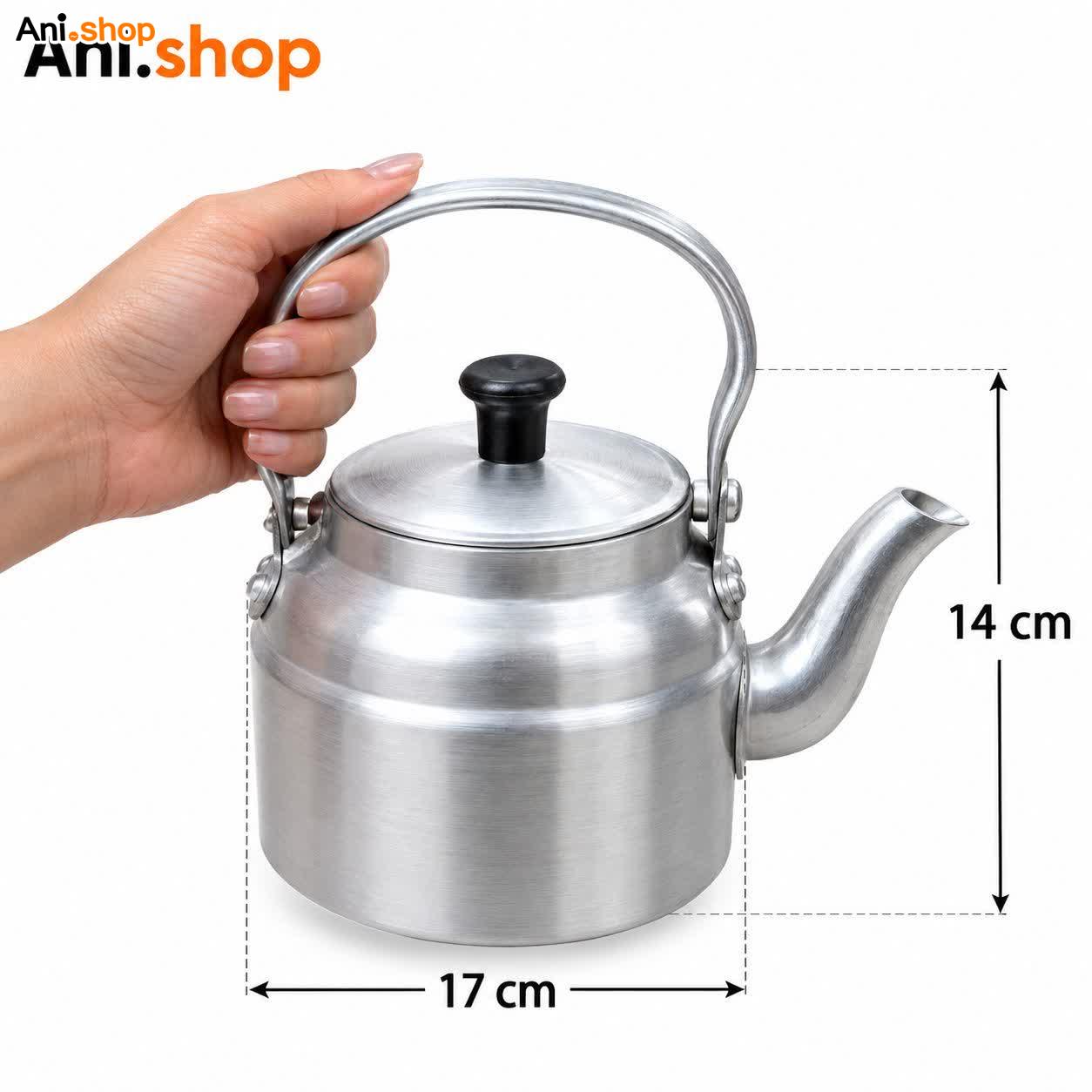 کتری آلومینیومی مسافرتی دستهدار مخصوص کمپینگ و طبیعتگردی - تصویر 2