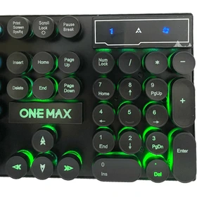 کیبورد باسیم گیمینگ وان مکس One Max G5200 RGB ا ONE MAX G5200 RGB
