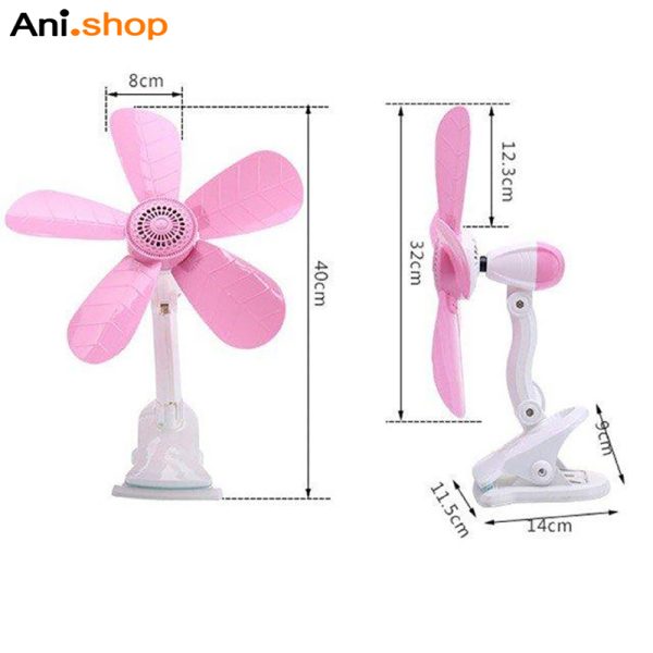پنکه 5 پره دور تند گیره دار Electric fan Super Soft Wind - Image 3