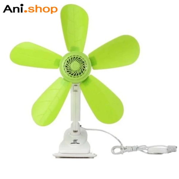 پنکه 5 پره دور تند گیره دار Electric fan Super Soft Wind
