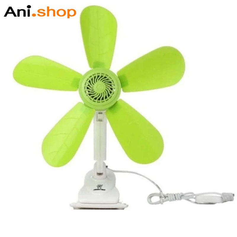 پنکه 5 پره دور تند گیره دار ا Electric fan Super Soft Wind With Five Leaves