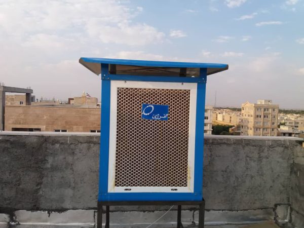 سایه بان کولر آبی گالوانیزه رنگ الکترواستاتیک - Image 7