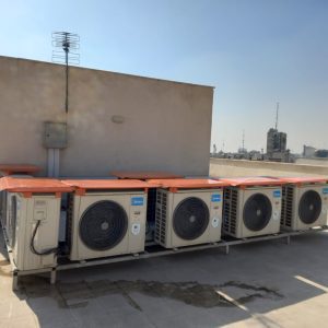 سایه بان کولرگازی گالوانیزه رنگ الکترواستاتیک