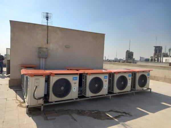 سایه بان کولرگازی گالوانیزه رنگ الکترواستاتیک - Image 2