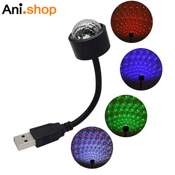 رقص نور فنری مدل USB - Image 2